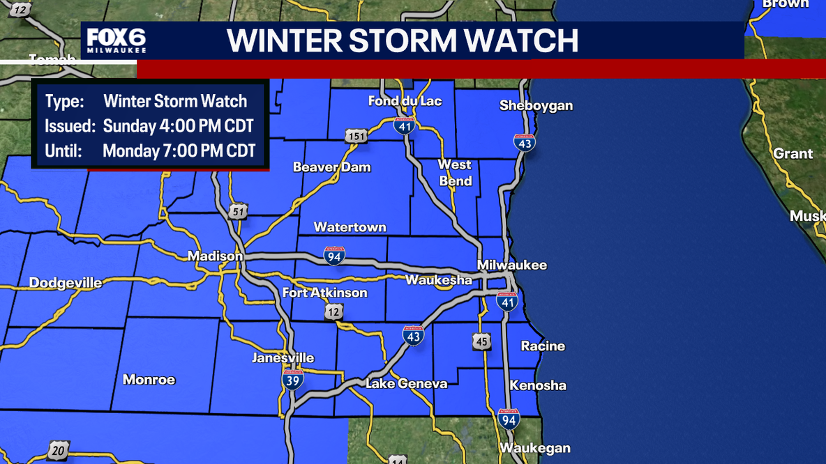 Southeast Wisconsin winter storm to bring strong winds, rain, ice, and snow