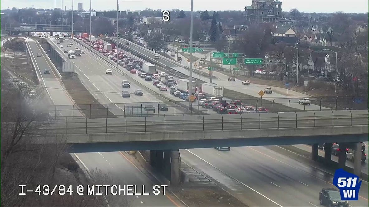 I-43/94 crash southbound near Becher cleared