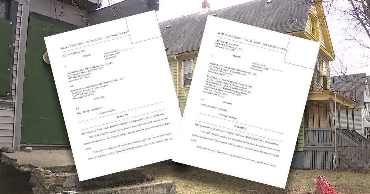 Milwaukee lawsuits target landlord over 200 'nuisance' properties