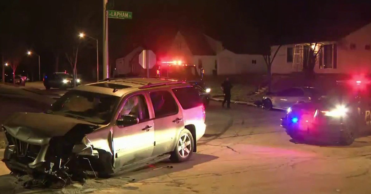 West Allis crash near 96th and Lapham; at least 3 parked cars hit