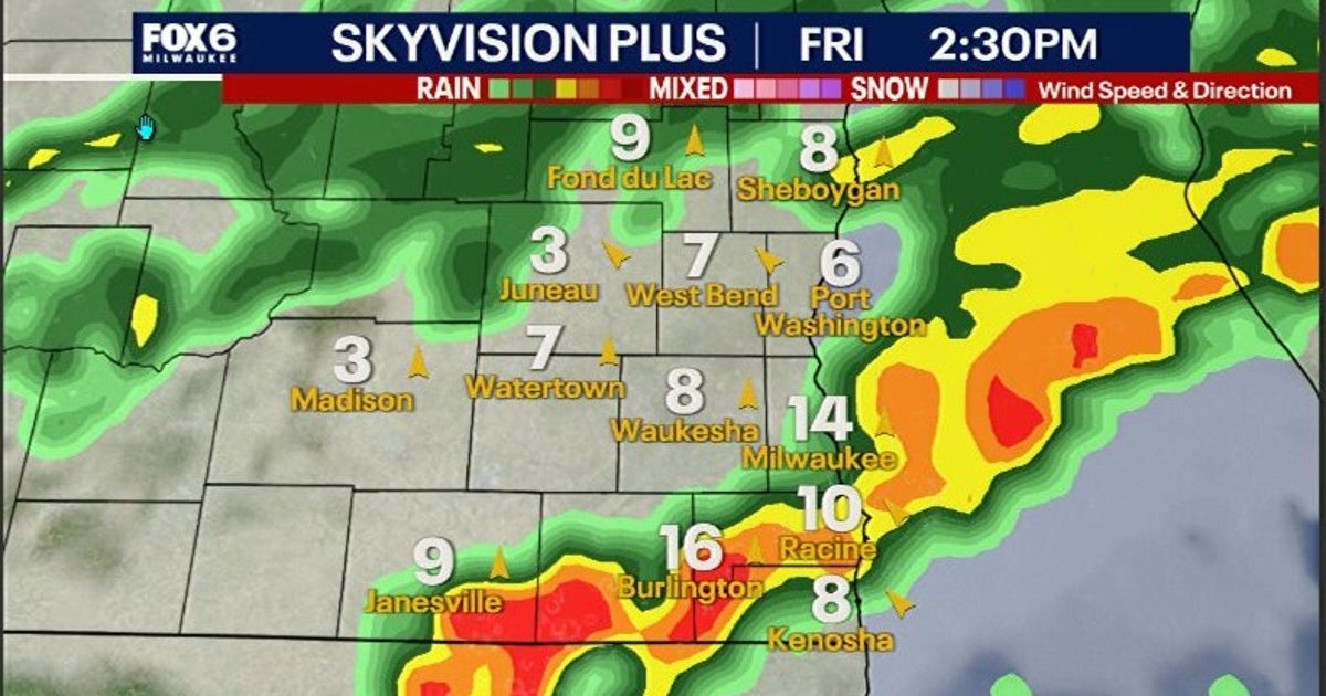 Strong low could bring heavy rain and severe storms to Wisconsin Friday ...