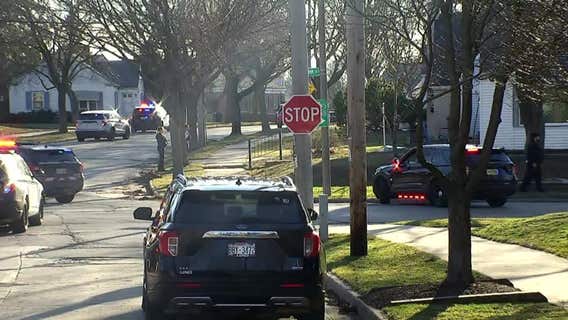 West Allis pursuit; officer struck, suspect arrested after crash