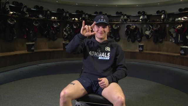 Milwaukee Admirals' Oasiz Wiesblatt: CODA rookie playing for family