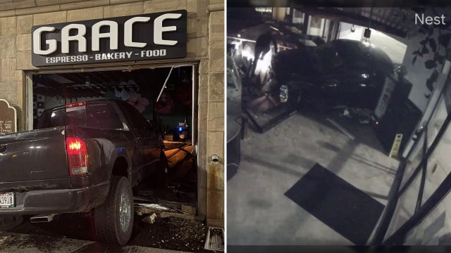 Truck crashes into Milwaukee coffee shop, driver sought