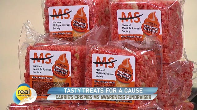 Tasty treats for a cause; Carrie's Crispies MS Awareness fundraiser