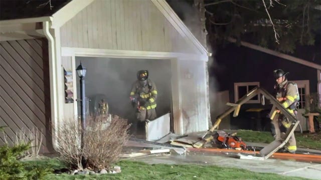 Waukesha house fire on Rolling Ridge Drive; no one injured