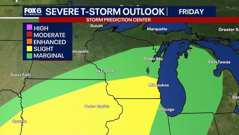 Friday SPC Severe Storms