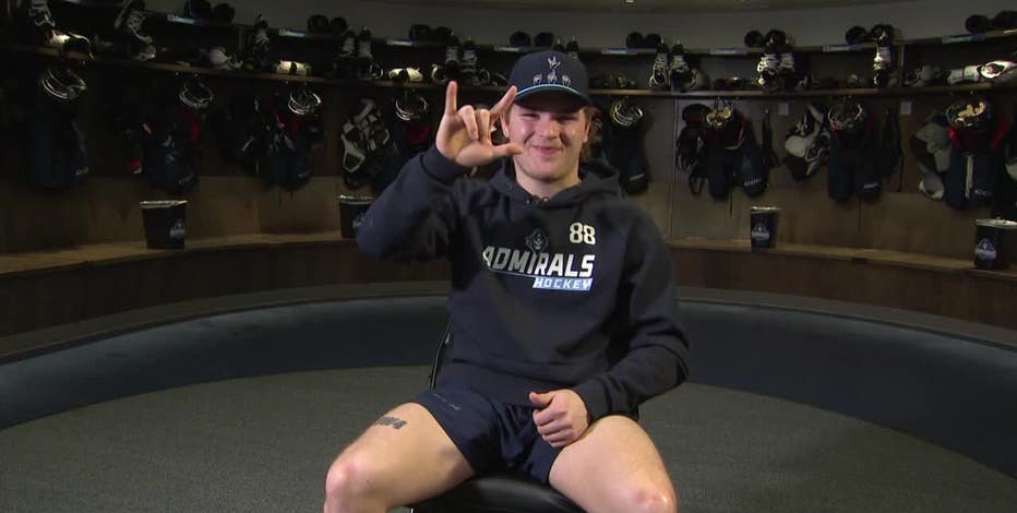 Milwaukee Admirals' Oasiz Wiesblatt: CODA rookie playing for family