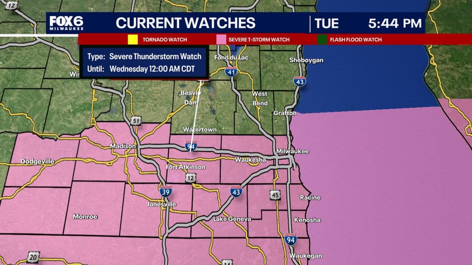 Severe storms possible Tuesday night, winter weather advisory