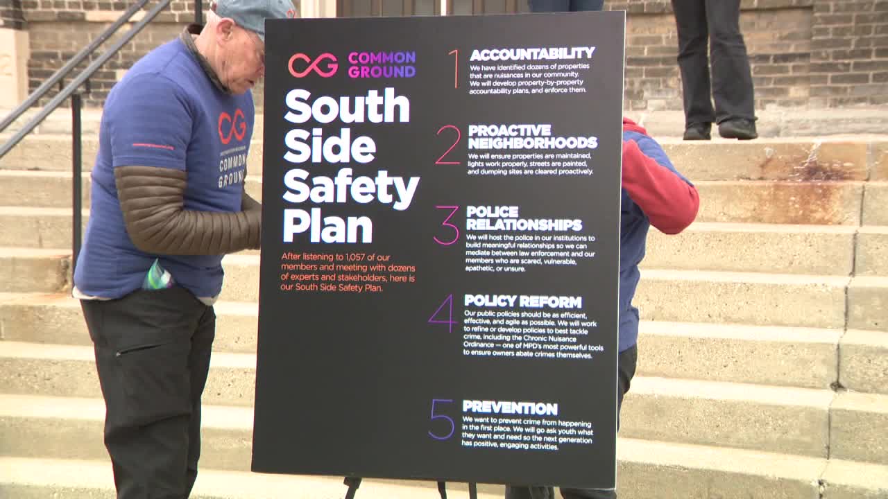 South Side safety plan launched; Milwaukee leaders target crime, trust