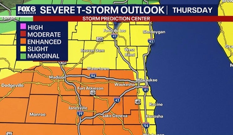 Wisconsin wild spring weather; icing to severe storms Thursday