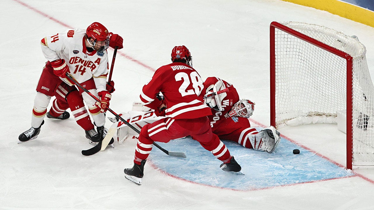 Wisconsin Badgers fall to Denver in NCAA men's hockey championship