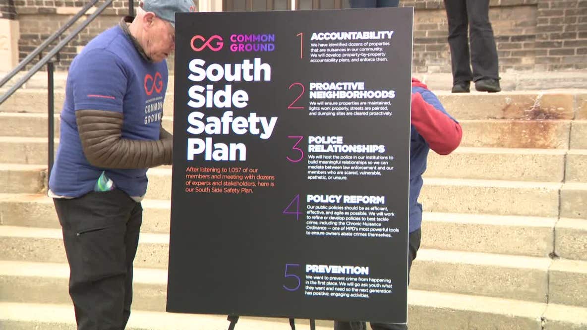 South Side safety plan launched; Milwaukee leaders target crime, trust