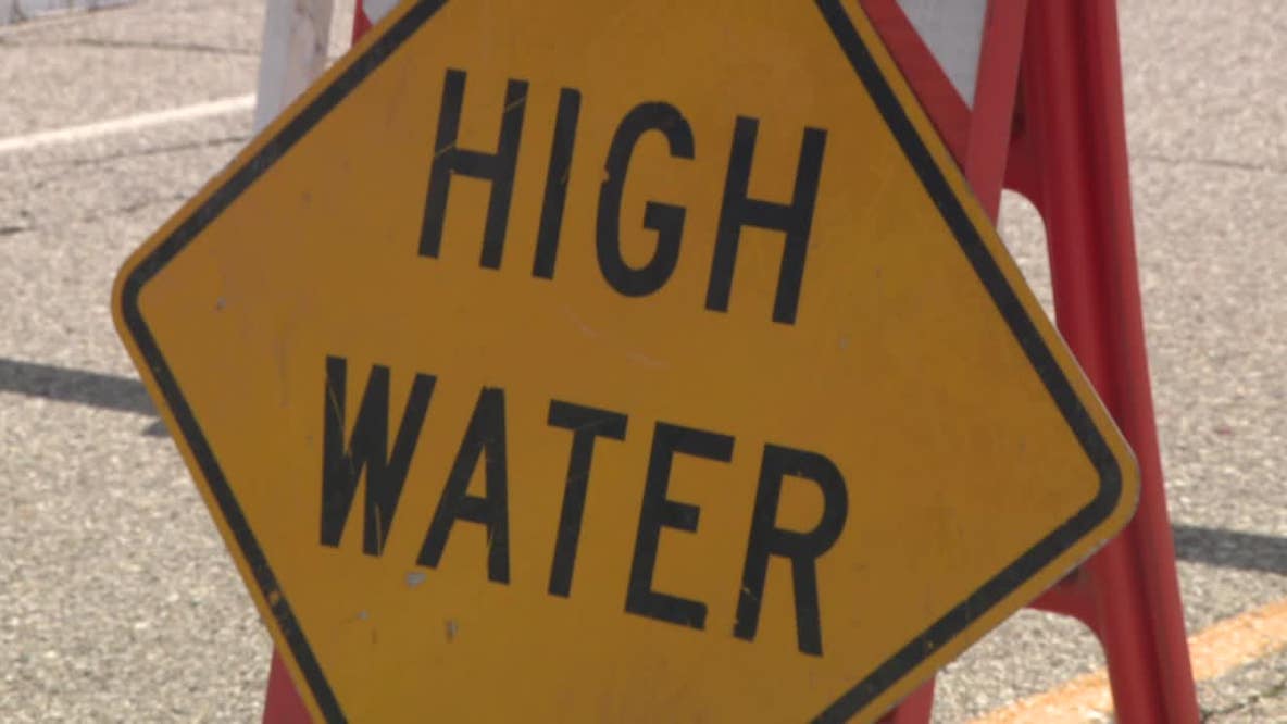 Mold growth risk after flooding; health concerns, safety tips