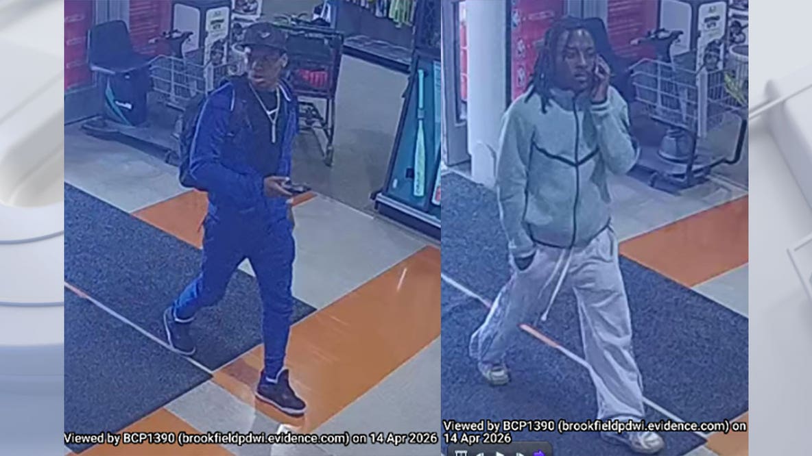 Brookfield theft of athletic shoes, backpack from Dick's Sporting Goods