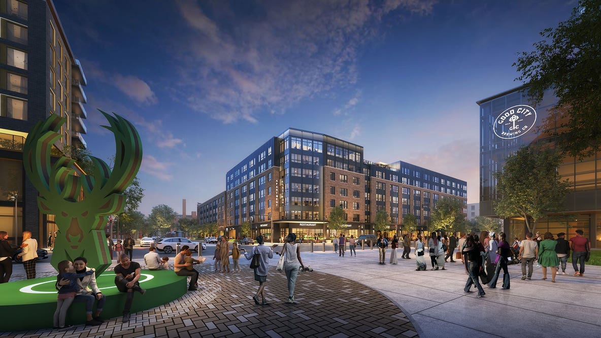 Milwaukee Fieldhouse Flats groundbreaking; apartments at Deer District