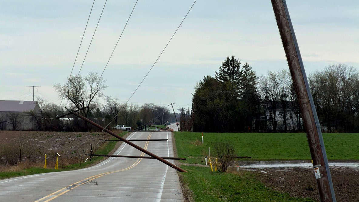 Kenosha County storm damage; crews working to clear roads, restore power
