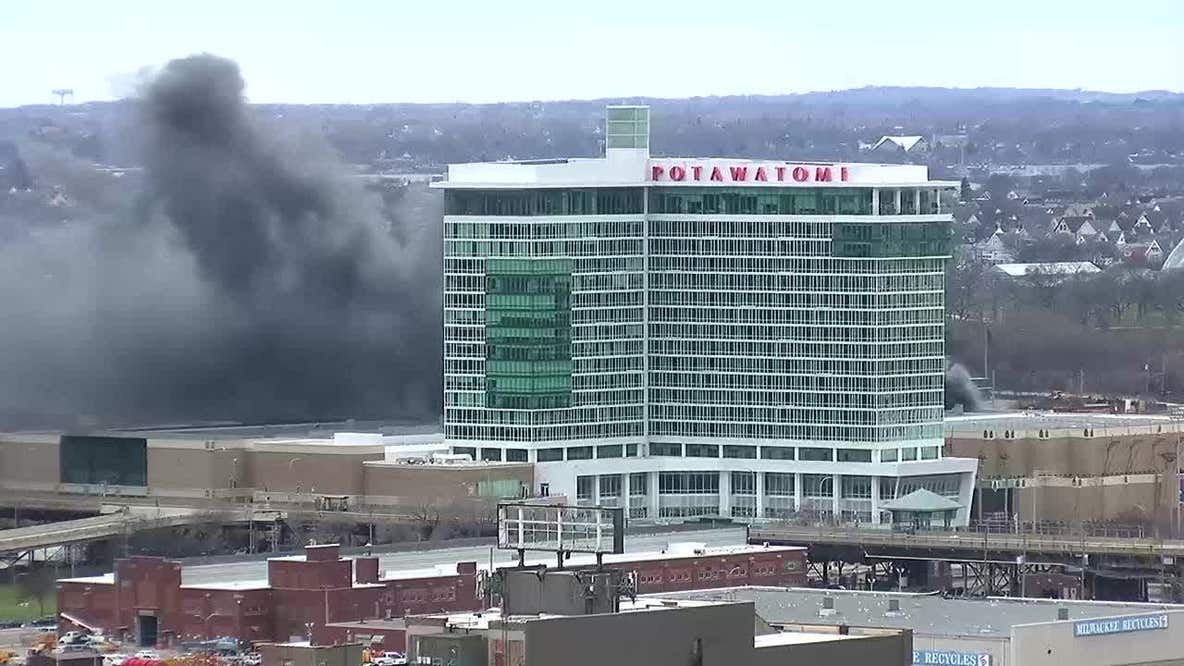 Fire breaks out in building at Potawatomi Casino Hotel