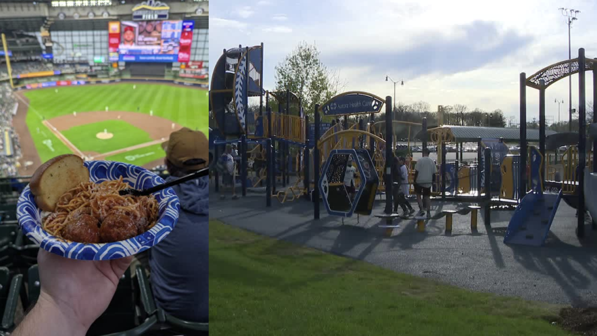 Brewers beat Diamondbacks; fans enjoy spaghetti dinner, new playgrounds
