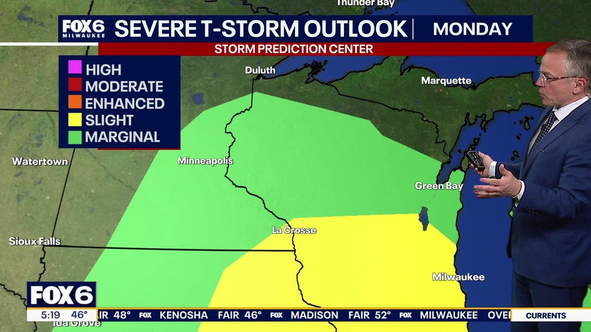Southeast Wisconsin weather: Severe storms, heavy rain expected on Monday
