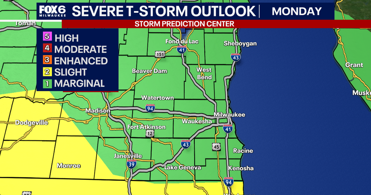 Southeast Wisconsin weather: Severe storms, heavy rain possible Monday ...