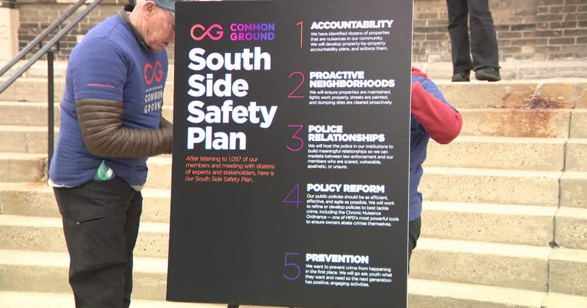 South Side safety plan launched; Milwaukee leaders target crime, trust