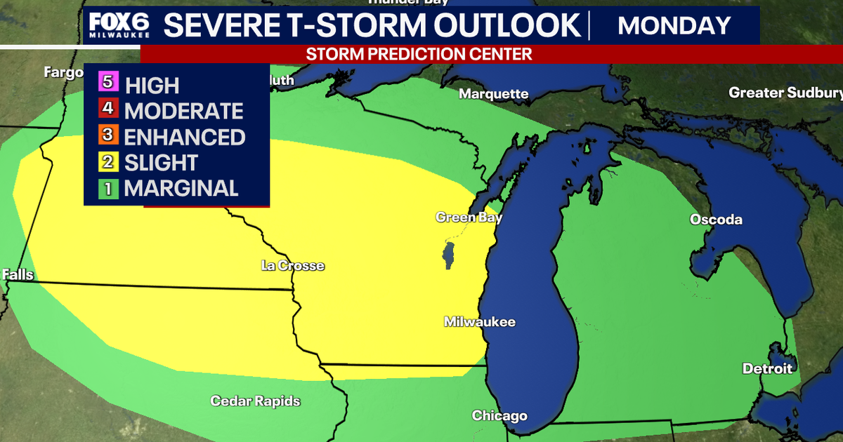 Wisconsin severe weather risk: Rounds of heavy rain, strong storms this week