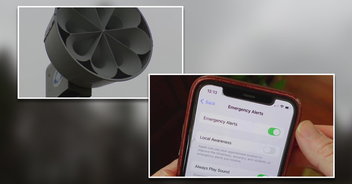 Sirens vs. cellphones: Why you might hear one alert and not the other during severe weather