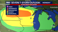 Wisconsin severe weather risk: Rounds of heavy rain, strong storms this week