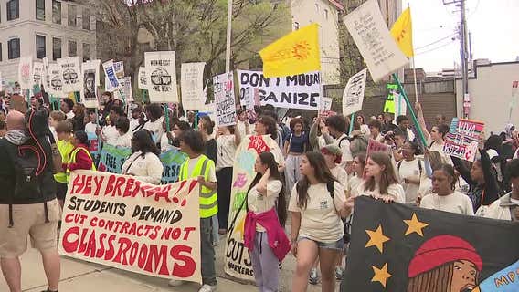 Milwaukee "Day of Action" protest; students rally to voice opinions
