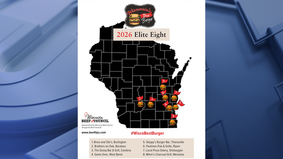 Wisconsin’s Best Burger Contest names 2026 Elite Eight finalists