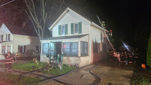 Hartford house fire on McKinley Avenue; residents got out safely