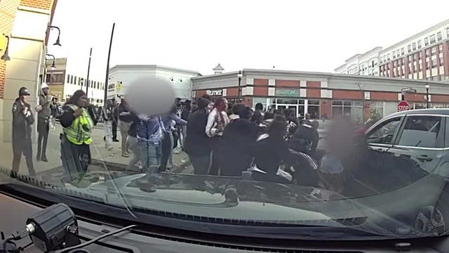 Bayshore 'teen takeover,' Glendale police video shows scene