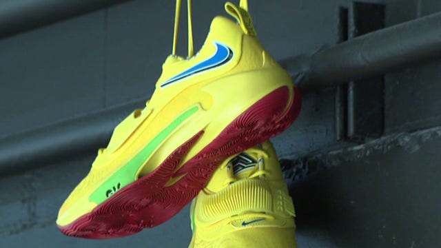 MPS students competing in 3D print shoe design competition