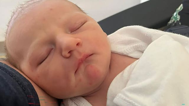 Oak Creek baby boy born on 414 Day at 4:14 a.m.