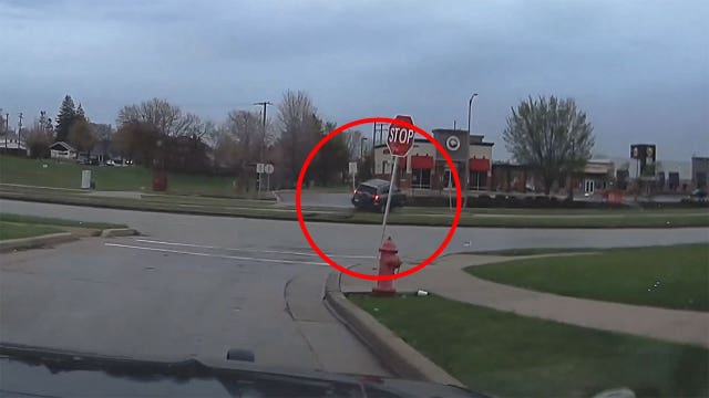 Greenfield police chase of theft suspects; dashcam shows crash