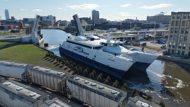 Milwaukee's Lake Express Ferry moves to terminal home for travel season