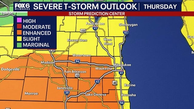 Wisconsin wild spring weather; icing to severe storms Thursday