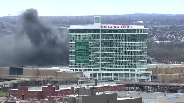 Fire breaks out in building at Potawatomi Casino Hotel