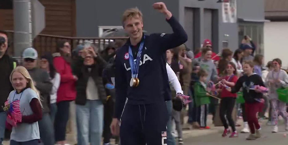 Kewaskum celebrates hometown Olympian Jordan Stolz
