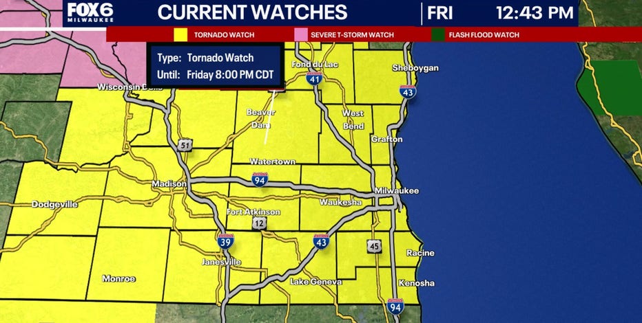 Milwaukee weather latest: Expanded severe threat for Friday