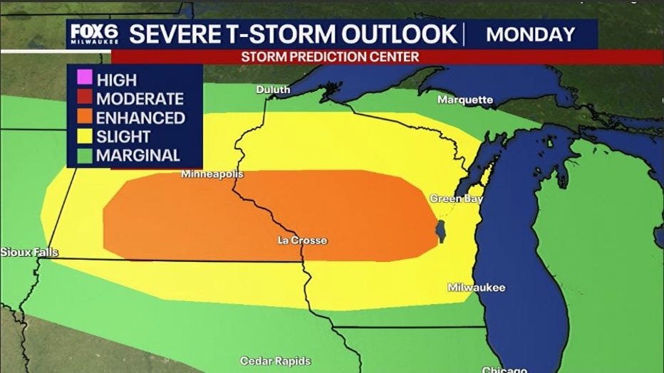 Monday Severe Potential