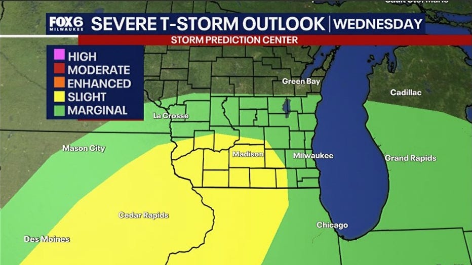 Severe threat Wednesday