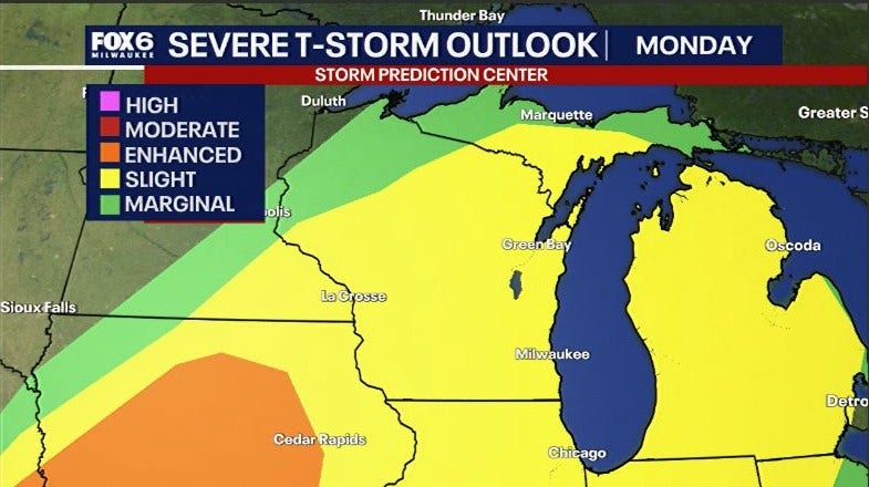 Southeast Wisconsin weather: Strong to severe storms into Tuesday