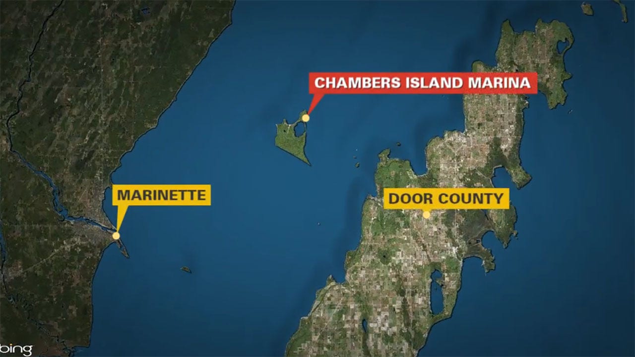 Door County death investigation, Brookfield man's body found