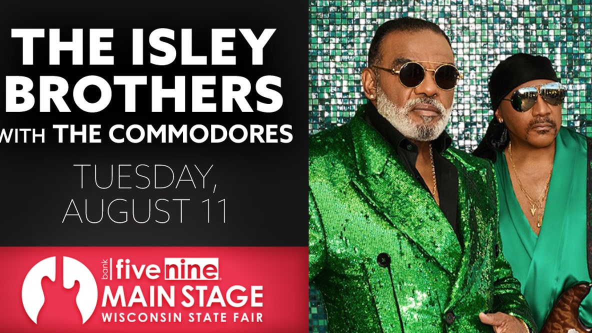 Wisconsin State Fair; The Isley Brothers take Main Stage on Aug. 11