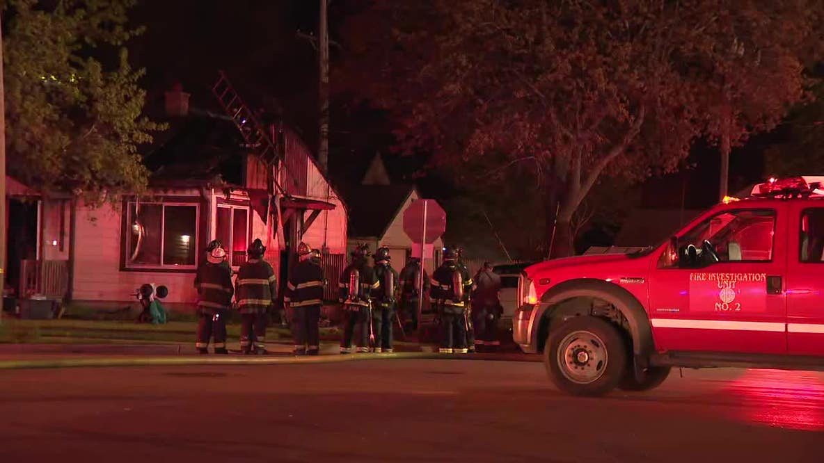 Milwaukee fire near 76th and Thurston, person pulled from home