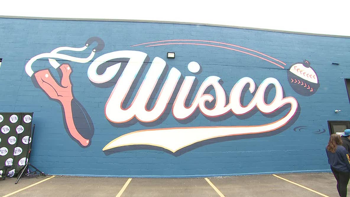 Brewers unveil City Connect-inspired mural in West Allis: "The Launch"