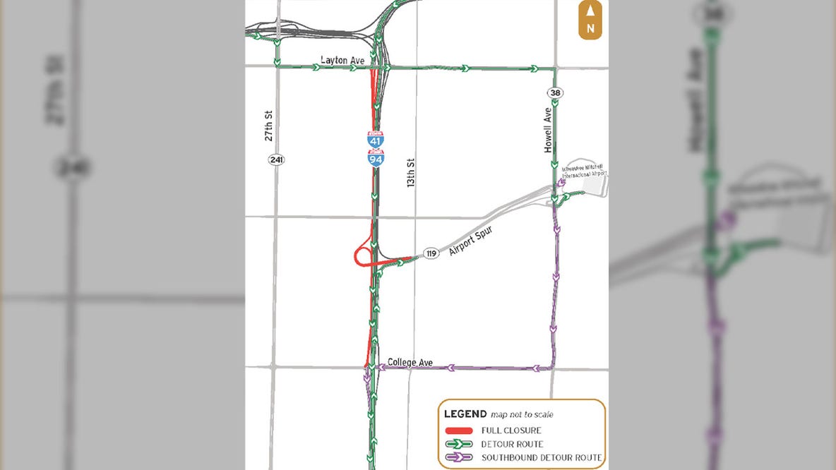 Mitchell Interchange lane closures this weekend; here's what to know