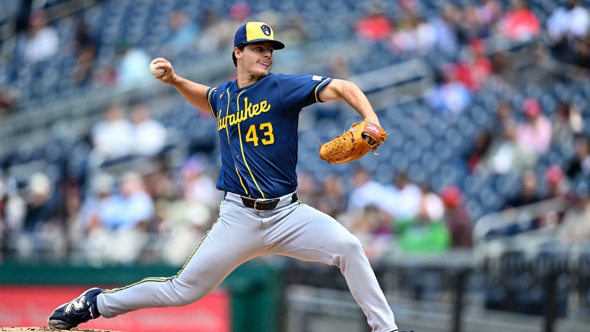 Brewers lose finale to Nationals despite Henderson's strong start